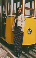 Europa Plaid Maxi Skirt