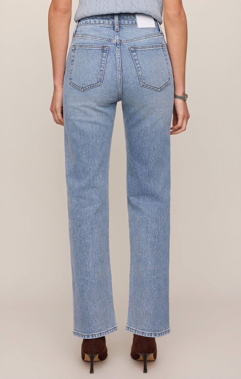 The Muse High-Rise Straight Denim