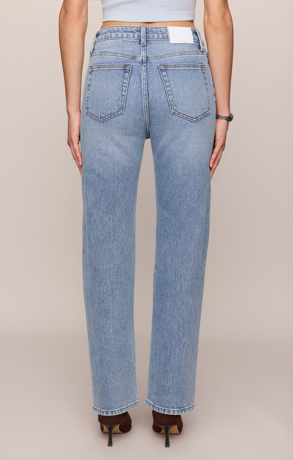 The Muse High-Rise Straight Denim