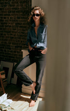 The Muse High-Rise Straight Denim
