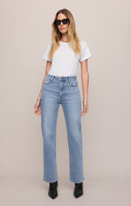 The Muse High-Rise Straight Denim