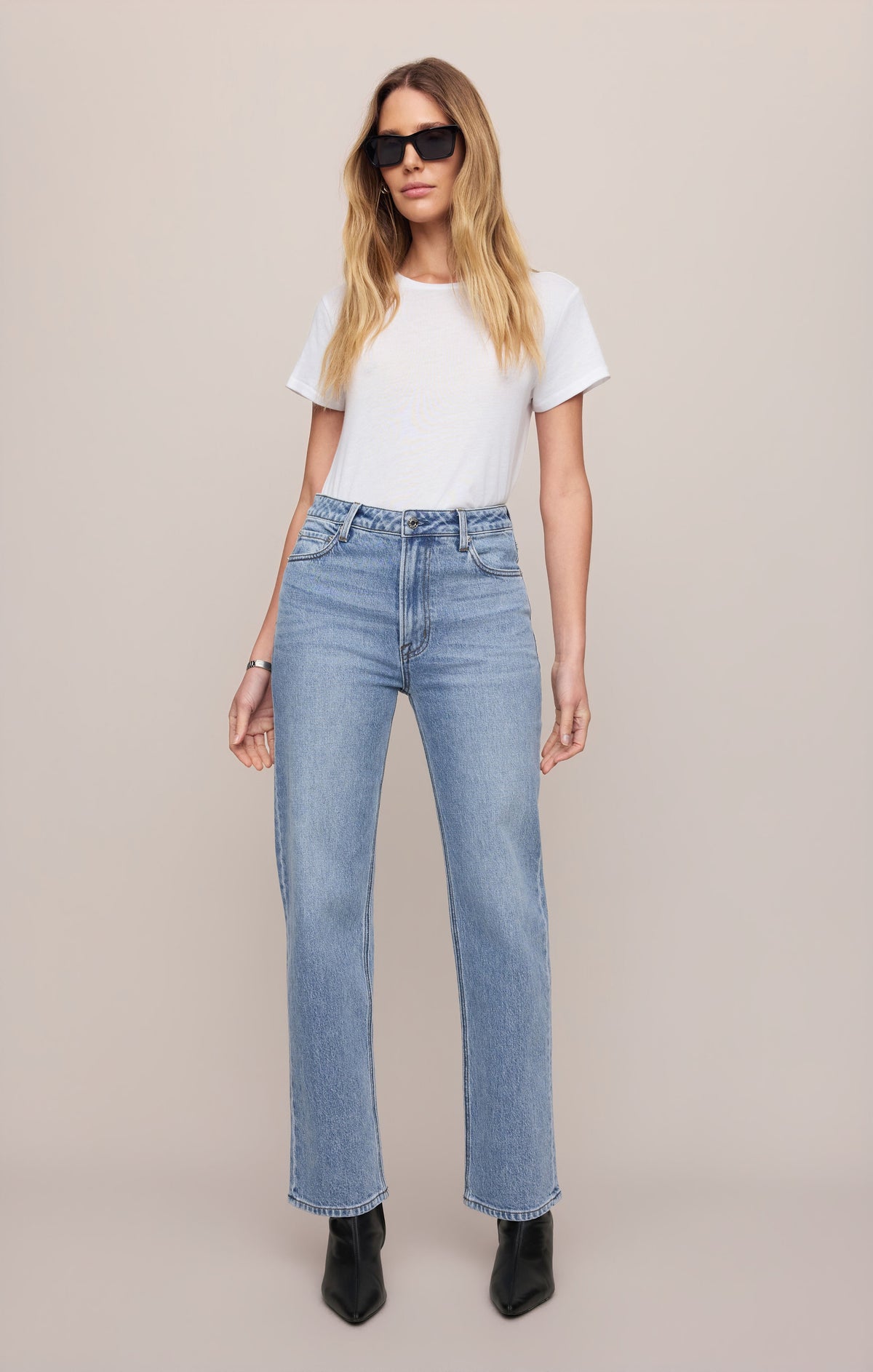 The Muse High-Rise Straight Denim