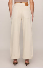 The Show Off High-Rise Bowed Denim
