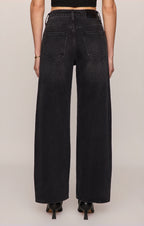 The Show Off High-Rise Bowed Denim