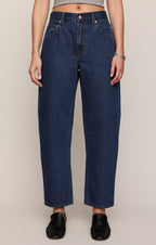 The Off Duty Mid-Rise Bowed Ankle Denim
