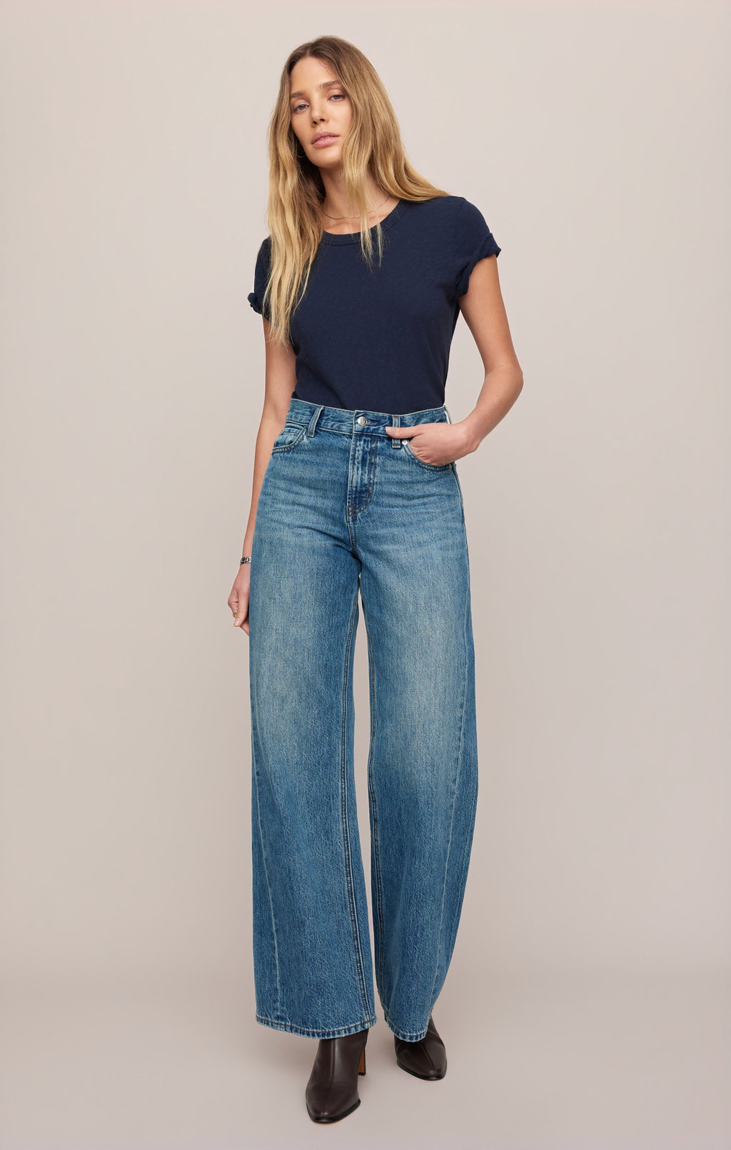 The Head Turner High-Rise Wide Denim