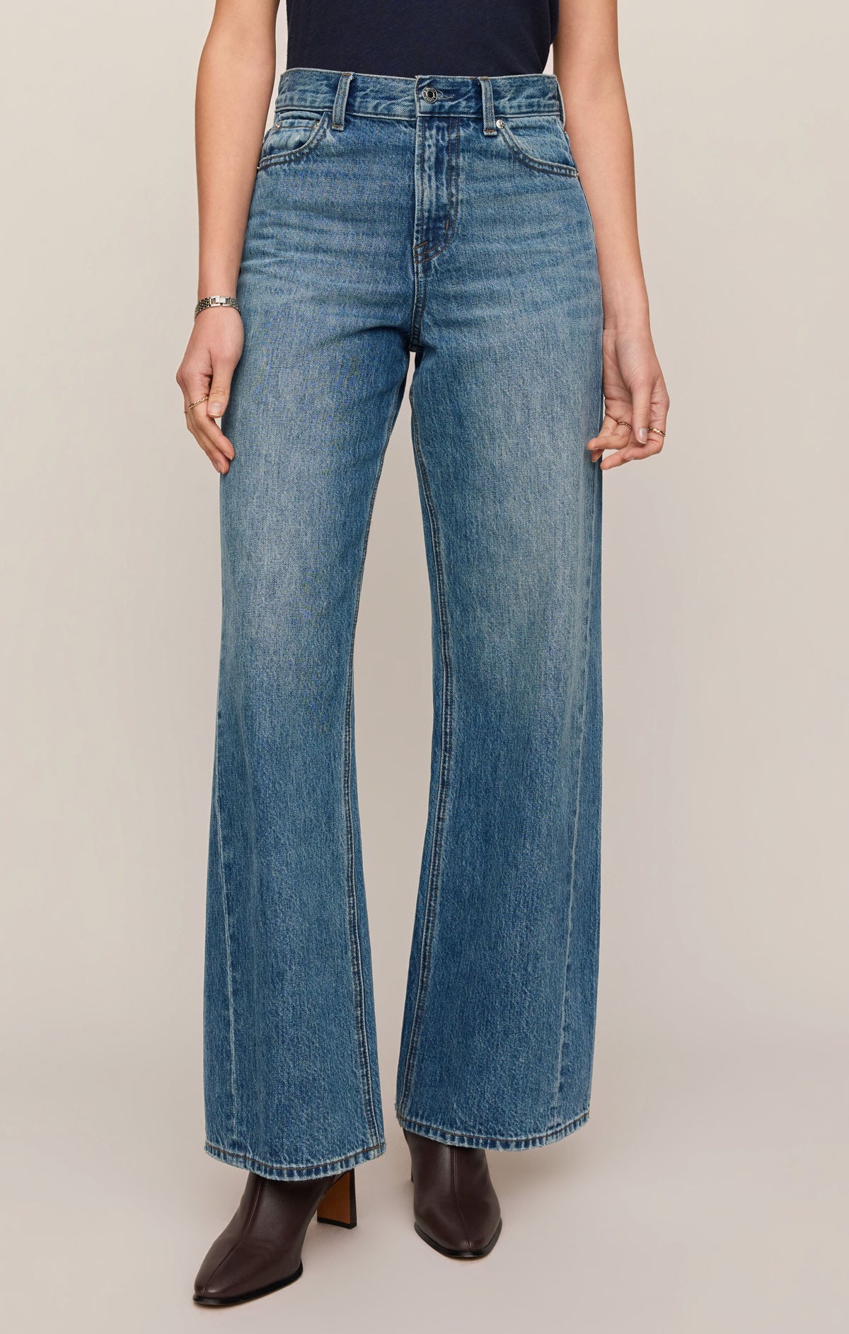 The Head Turner High-Rise Wide Denim