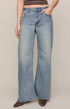 The Stunner Mid-Rise Wide Denim