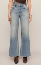 The Stunner Mid-Rise Wide Denim