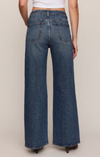 The Stunner Mid-Rise Wide Denim