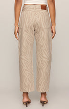 The Off Duty Mid-Rise Bowed Ankle Denim