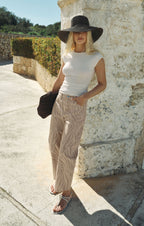 The Off Duty Mid-Rise Bowed Ankle Denim