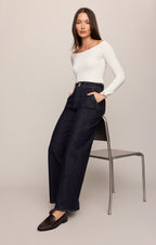 The Atelier High-Rise Trouser Denim