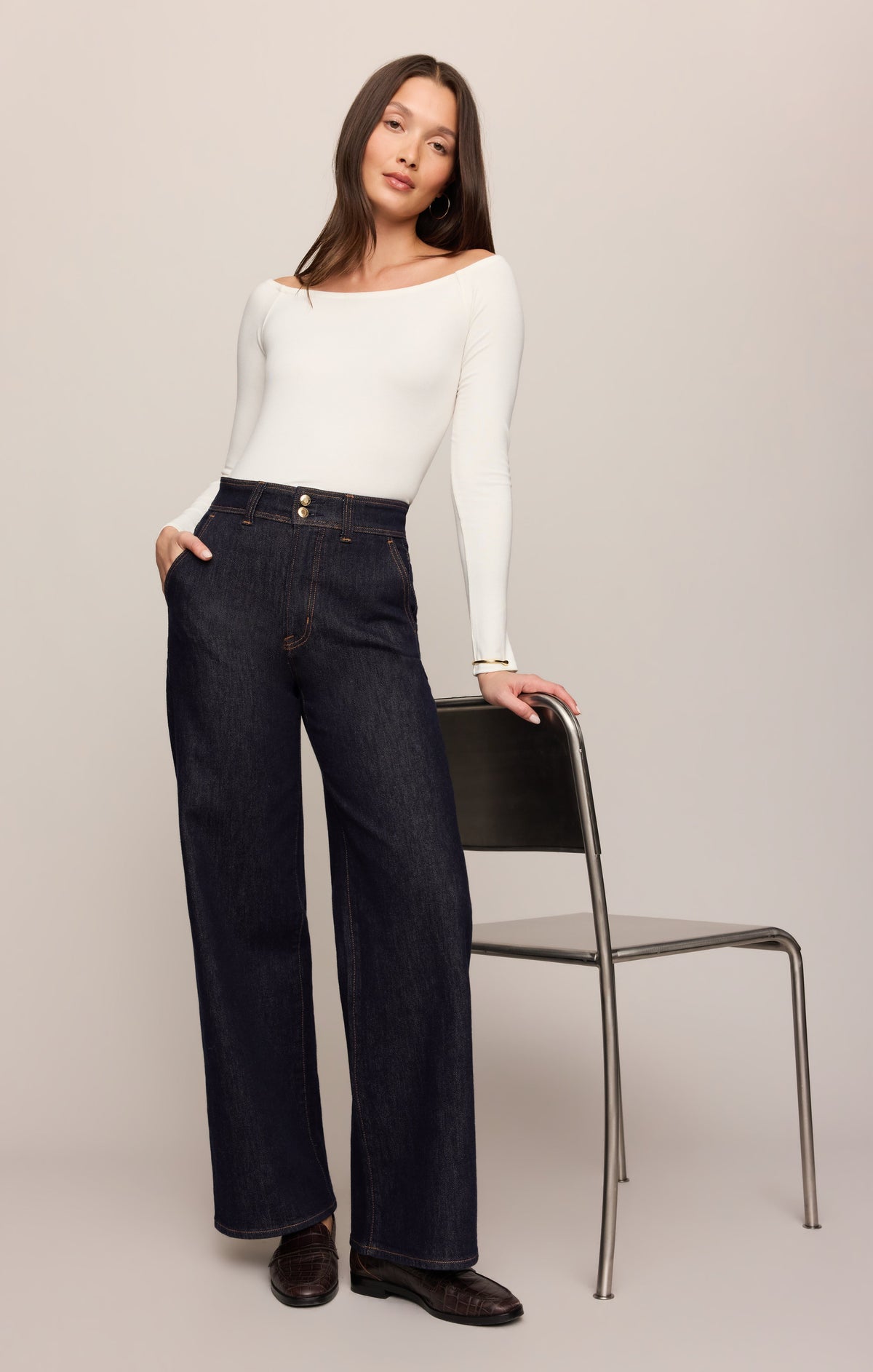 The Atelier High-Rise Trouser Denim