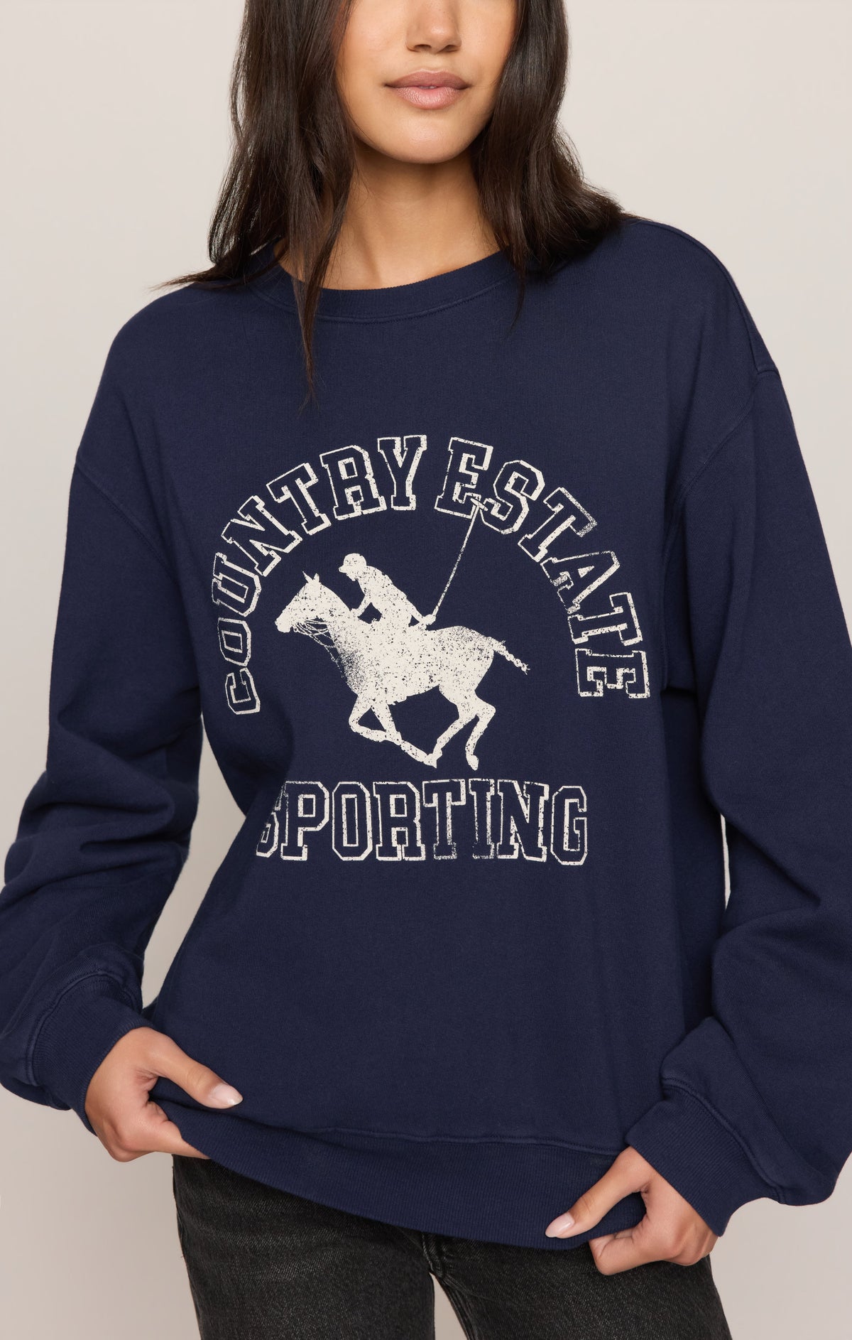 Estate Boyfriend Graphic Sweatshirt