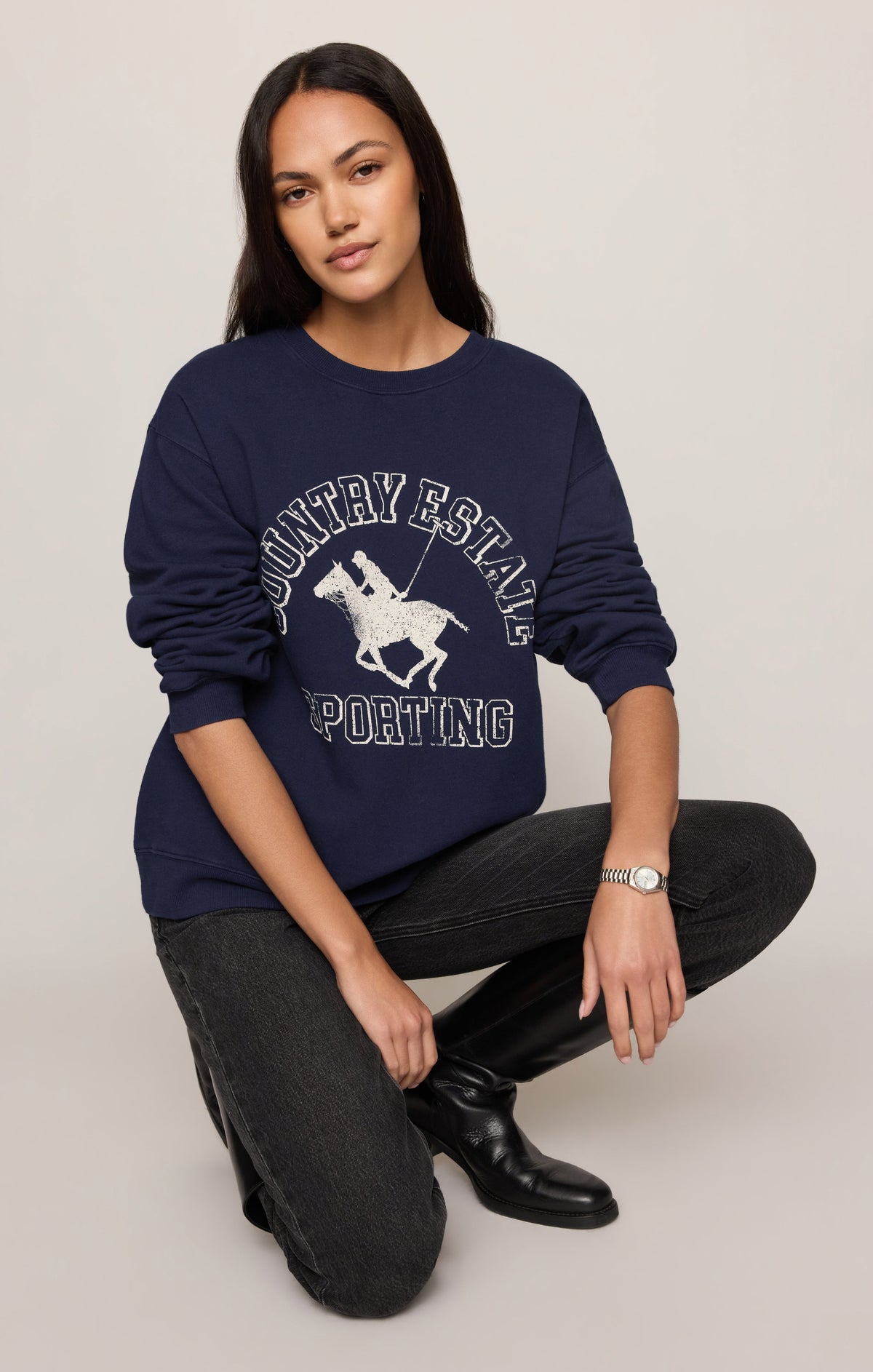 Estate Boyfriend Graphic Sweatshirt