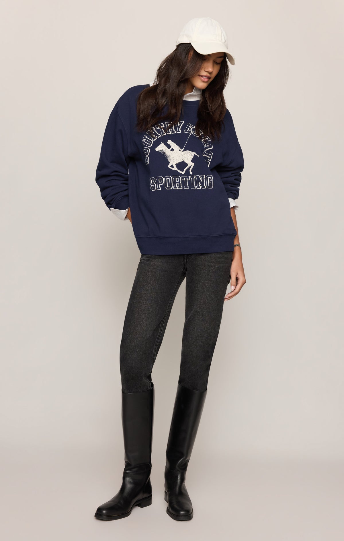 Estate Boyfriend Graphic Sweatshirt