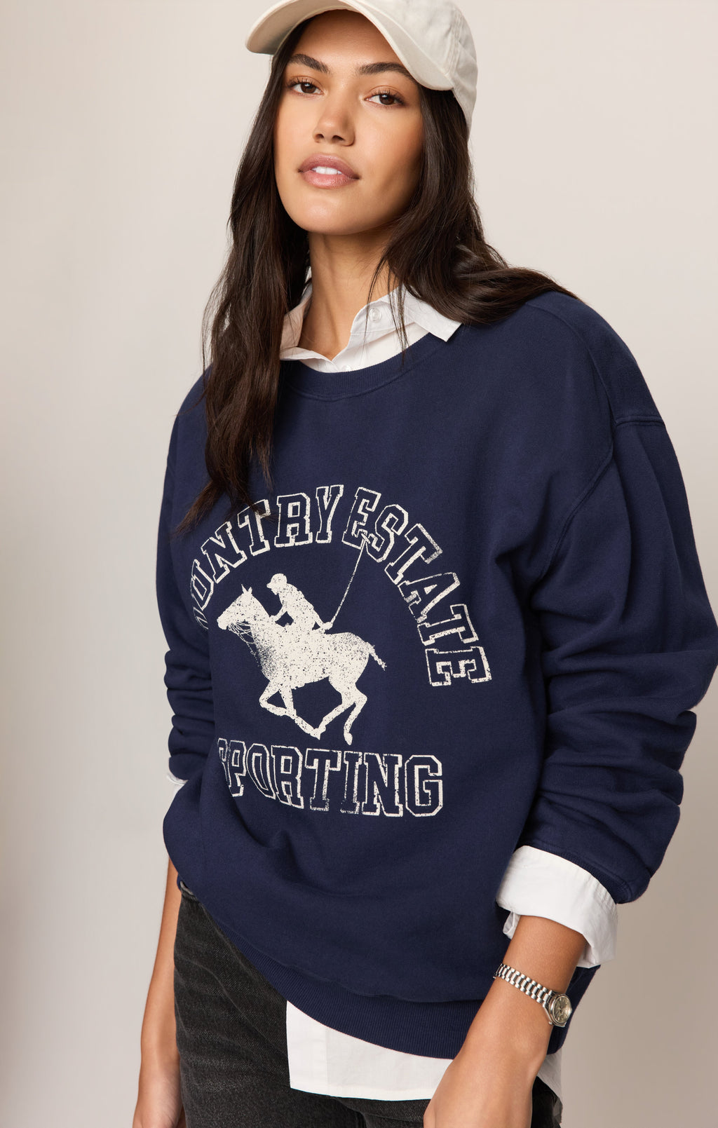 Estate Boyfriend Graphic Sweatshirt