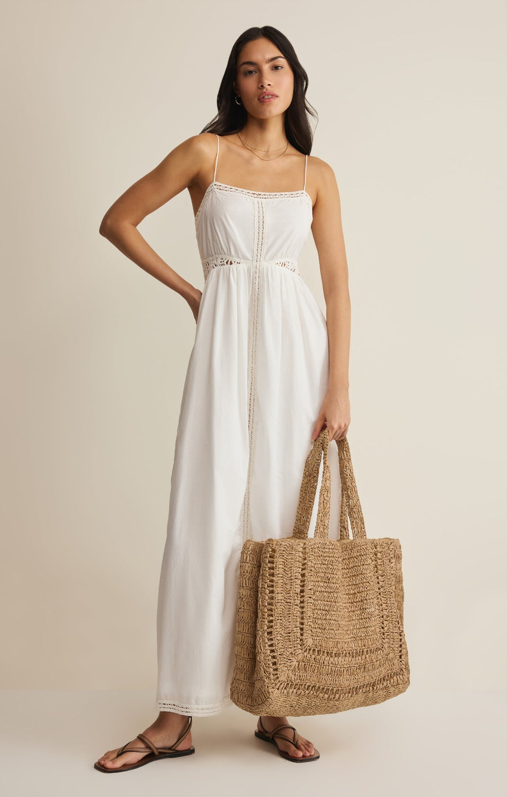 Hideaway Raffia Tote