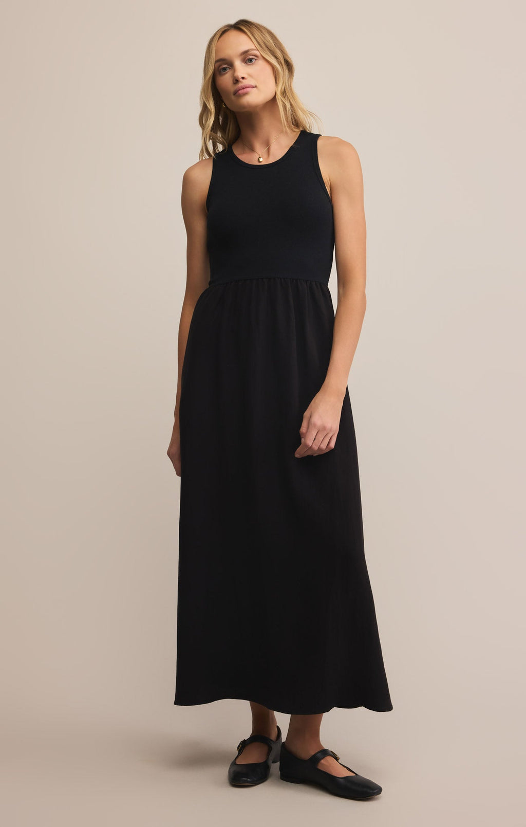 Charlotte Rib Midi Dress