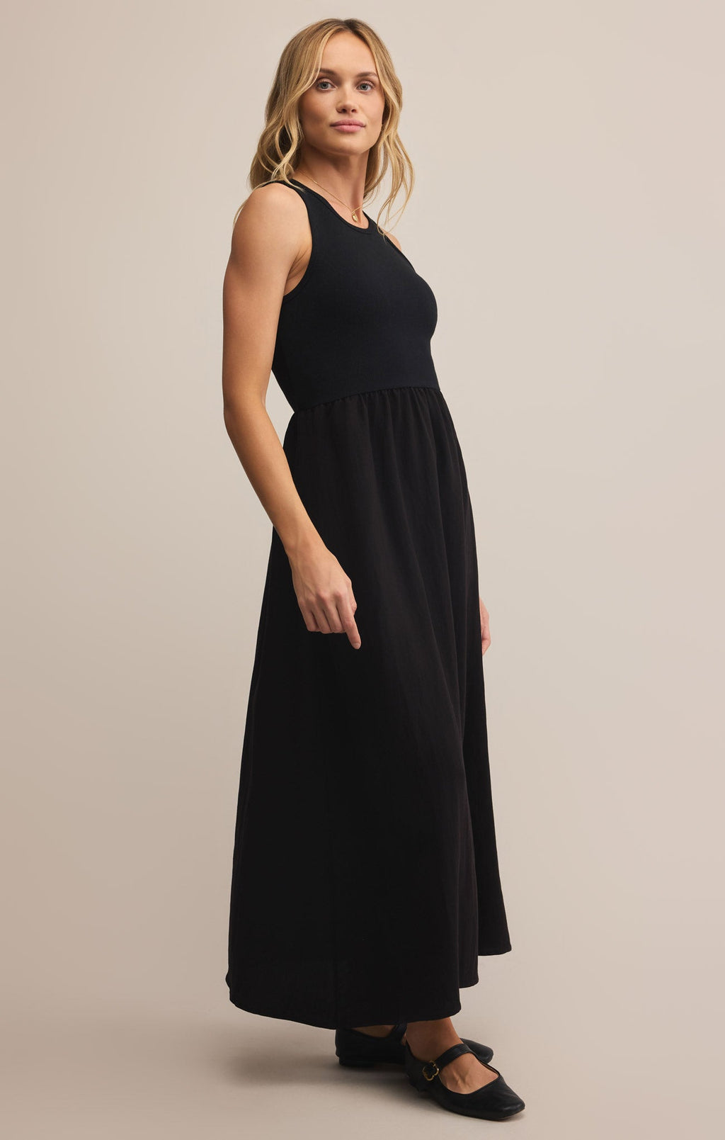 Charlotte Rib Midi Dress