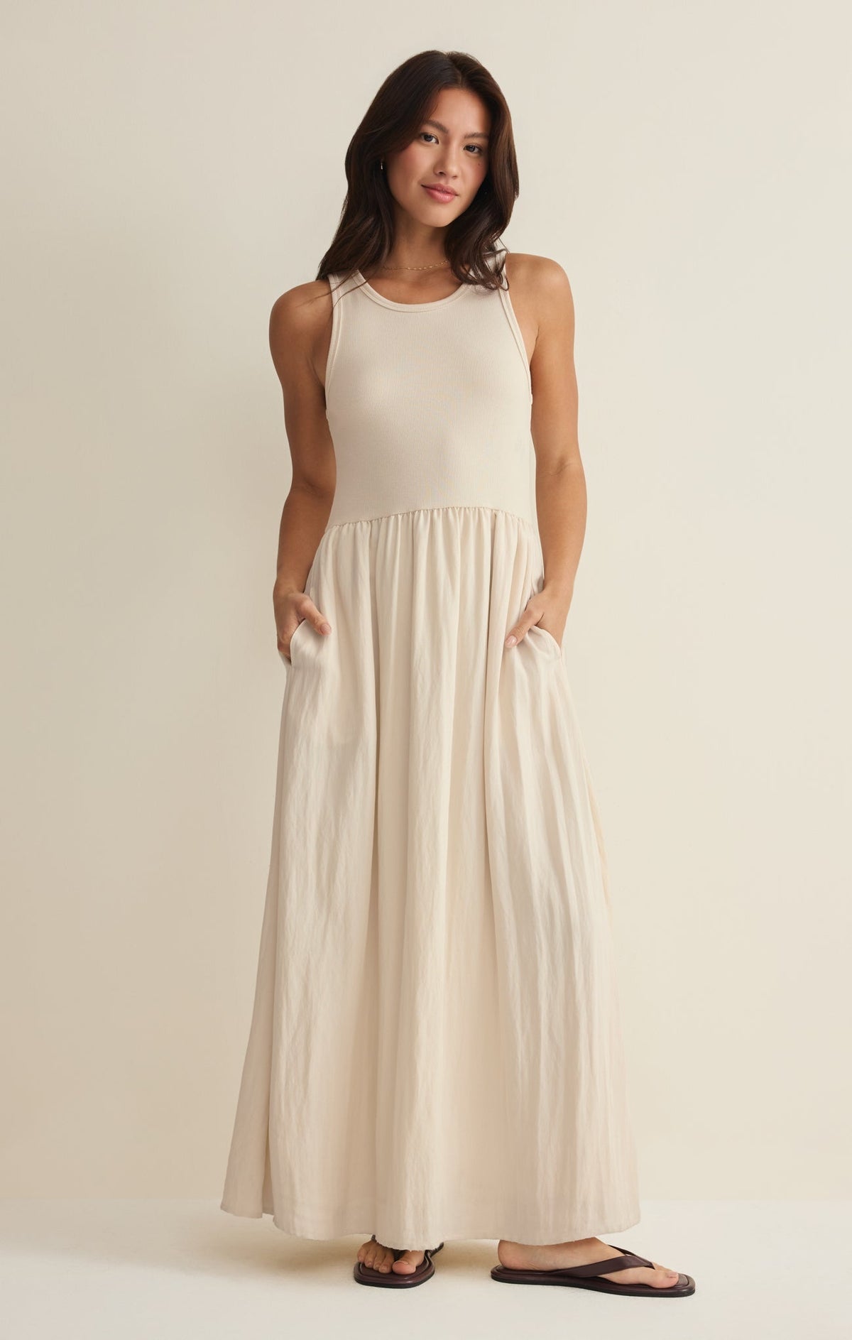 Charlotte Rib Midi Dress