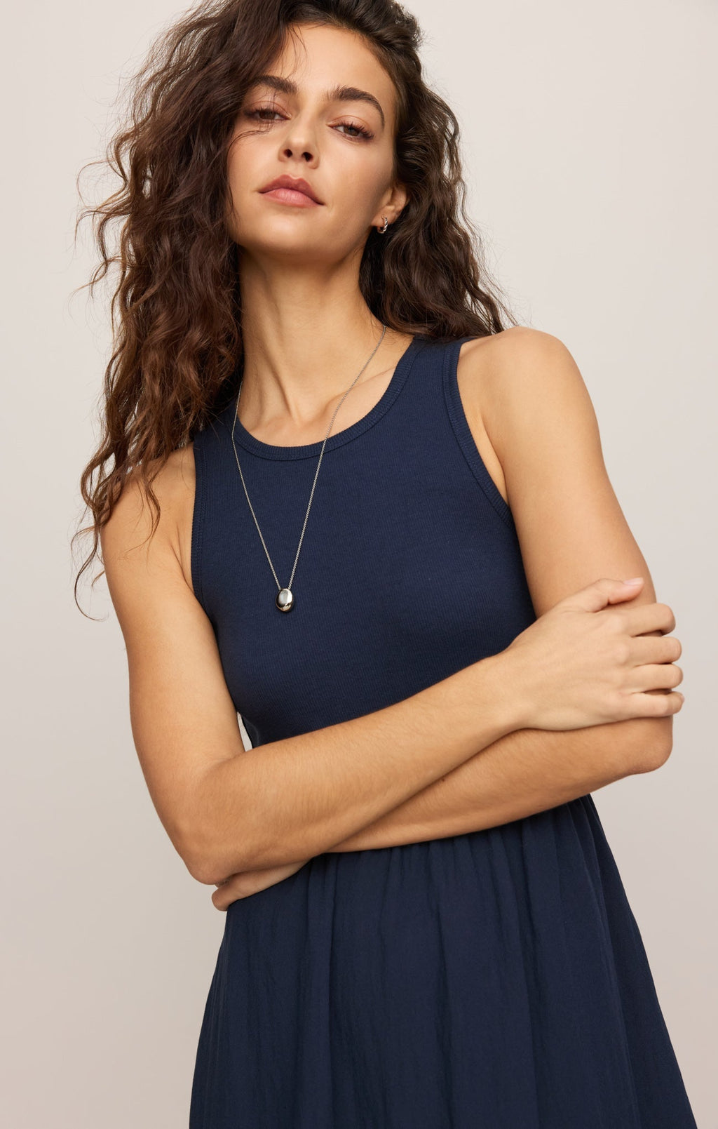 Charlotte Rib Midi Dress