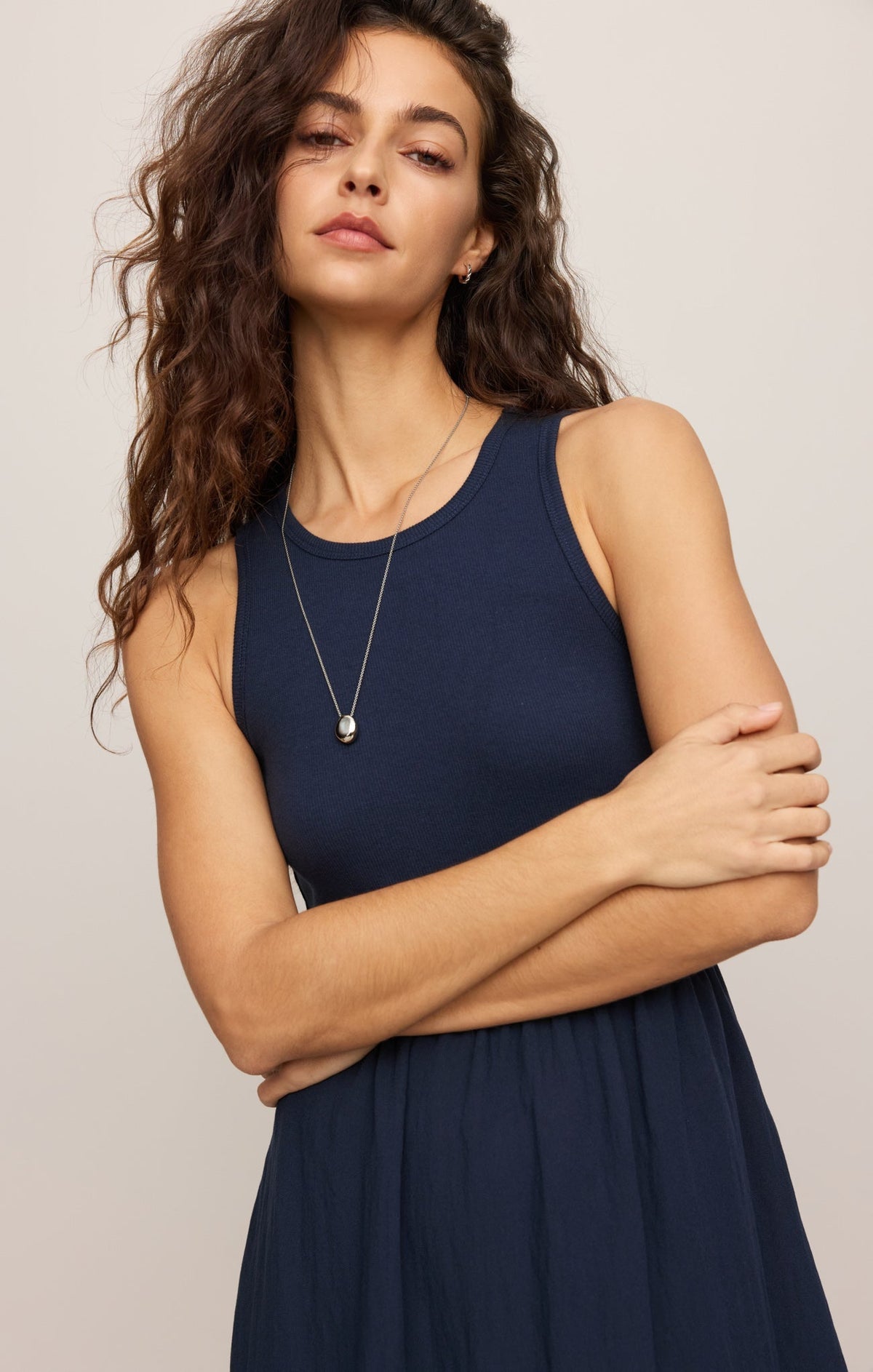 Charlotte Rib Midi Dress