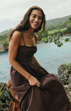 Cornelia Poplin Maxi Dress