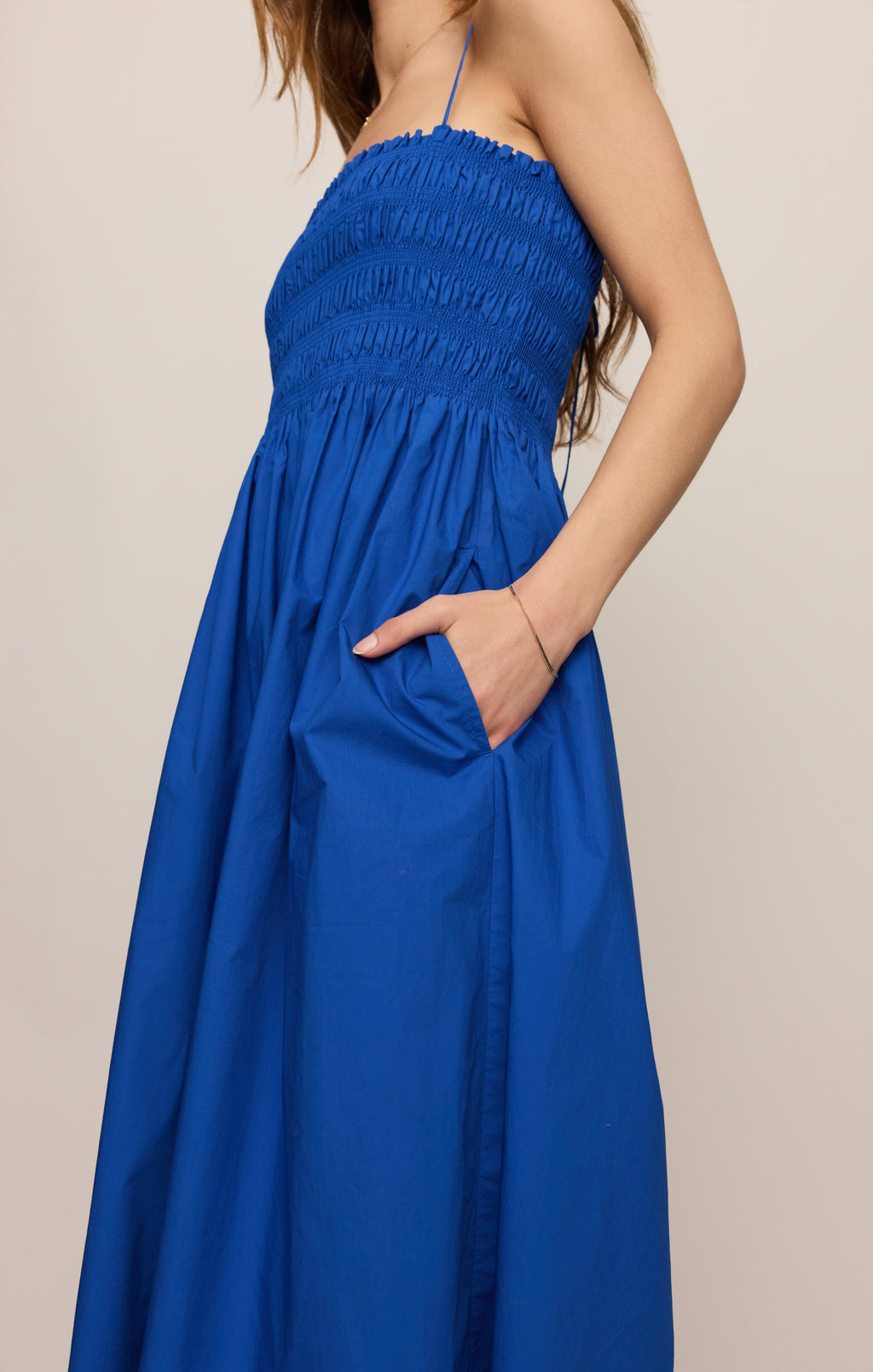 Cornelia Poplin Maxi Dress