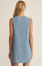 Solace Jersey Denim Mini Dress