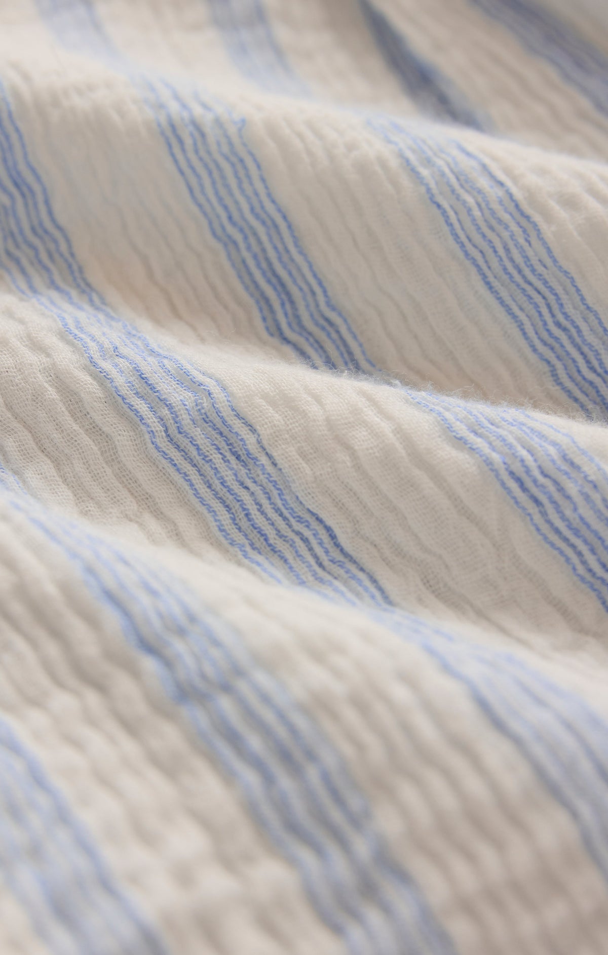 Shellbound Striped Gauze Dress