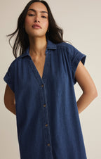 Shellbound Twill Dress