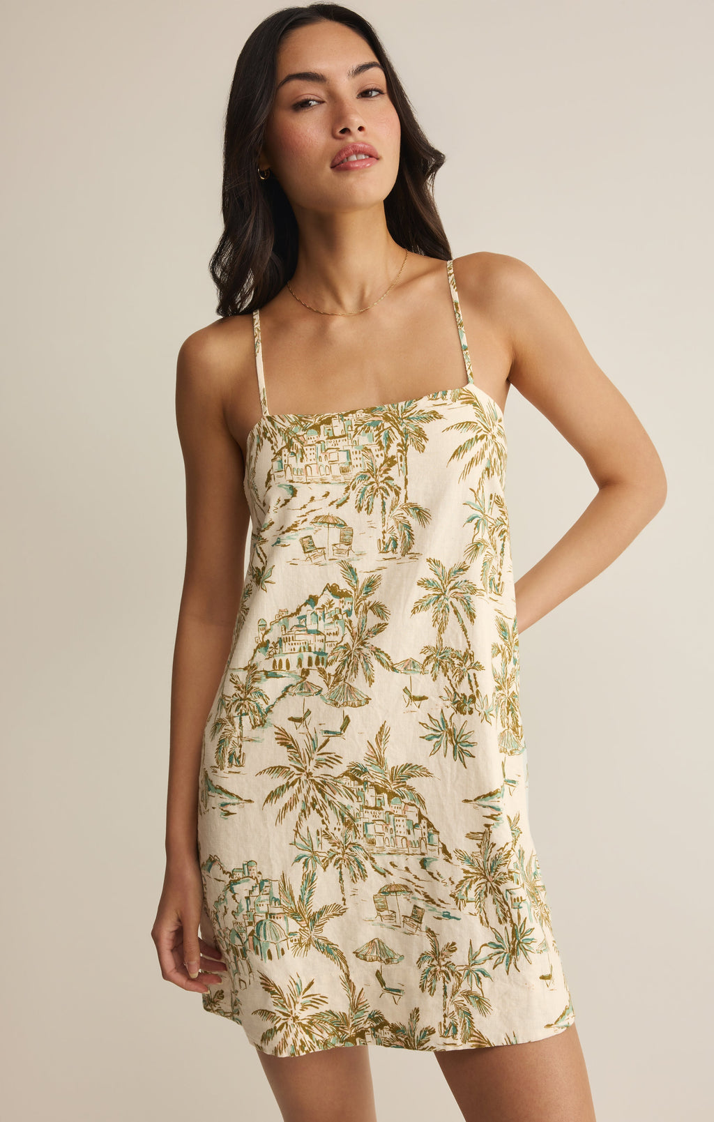 Maude Tiki Tide Mini Dress