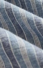 Sandcomber Striped Linen Midi Dress