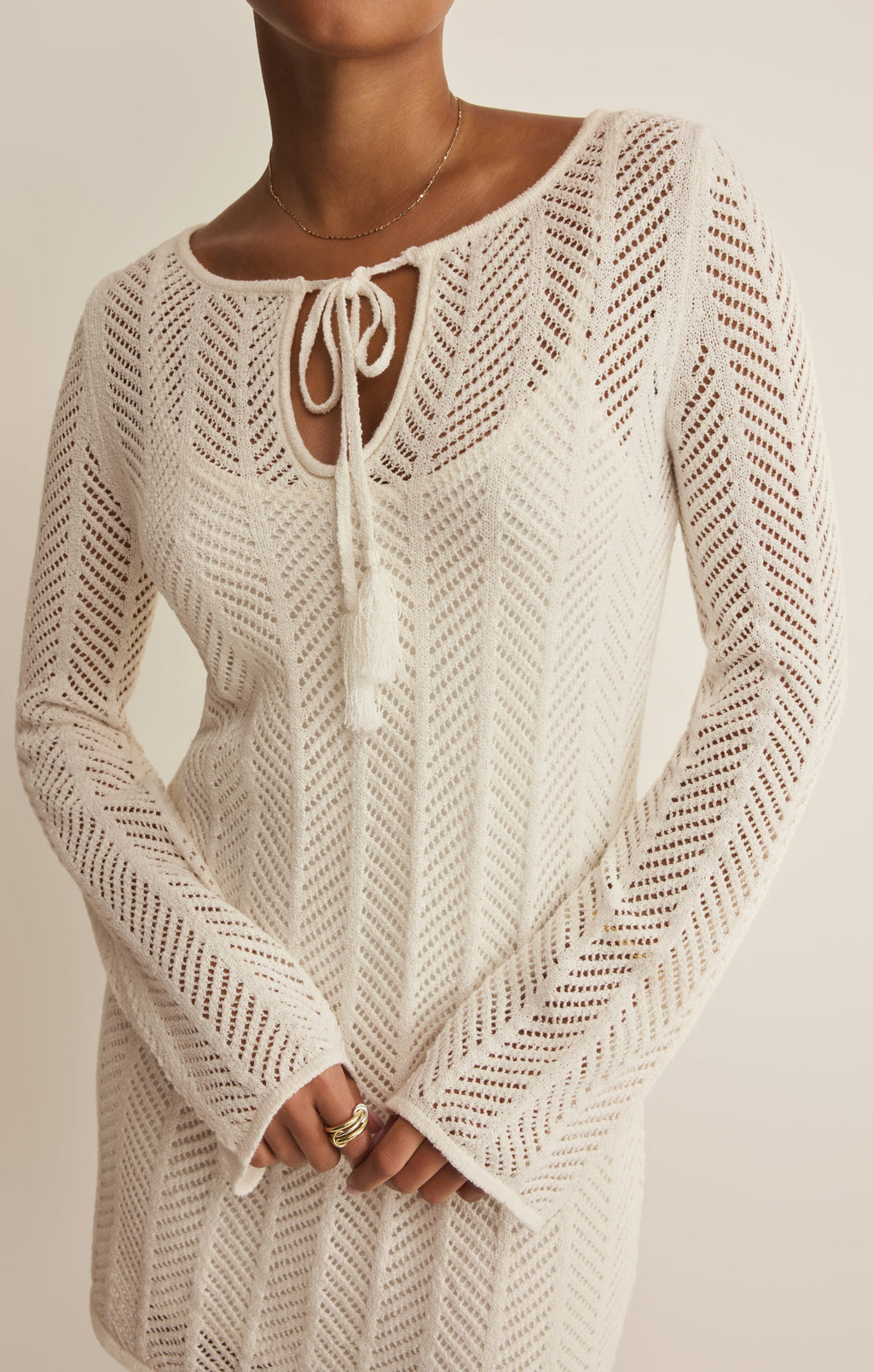 Falling Waters Crochet Dress