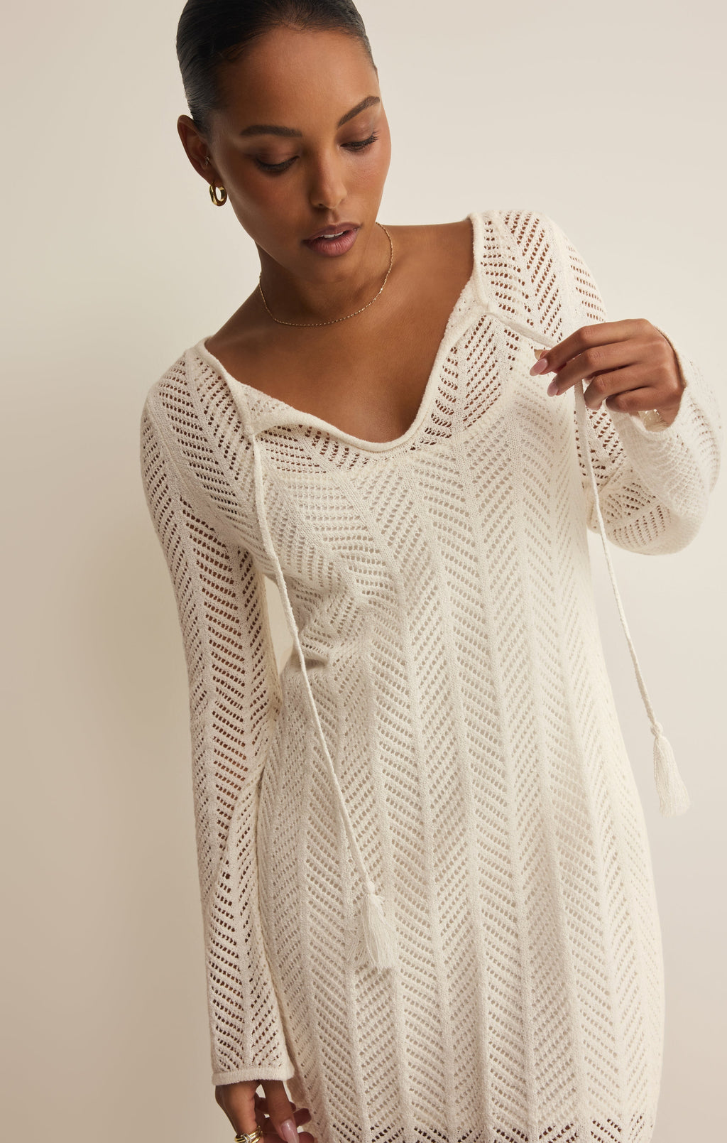 Falling Waters Crochet Dress