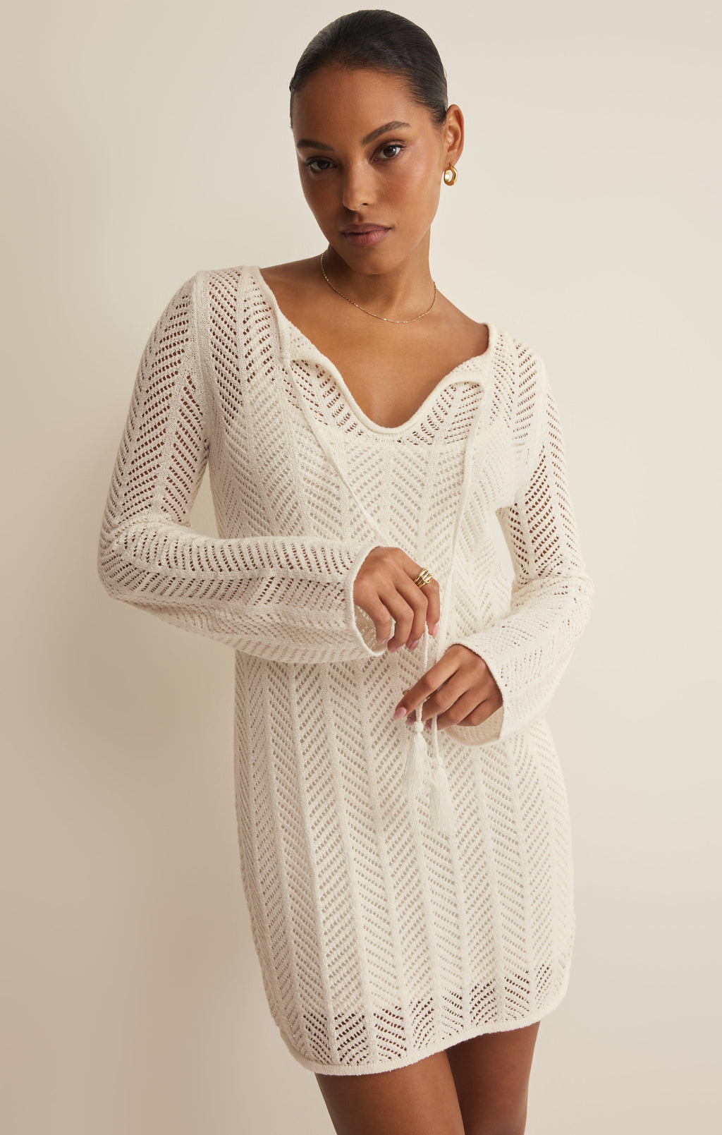 Falling Waters Crochet Dress