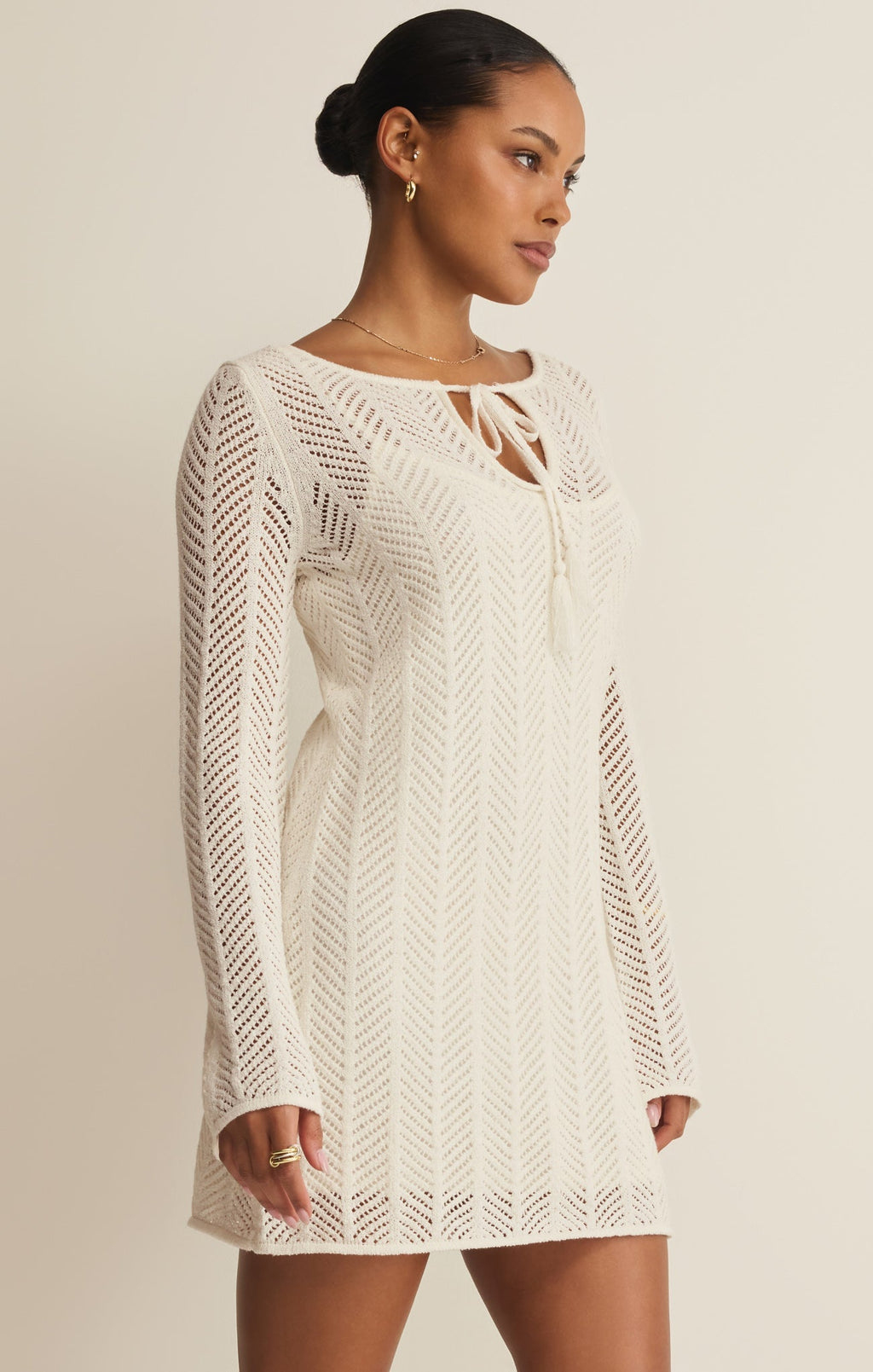 Falling Waters Crochet Dress
