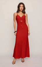 Sunda Crochet Maxi Dress
