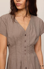 Sanna Gingham Maxi Dress