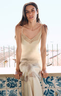 Bruna Lace Inset Midi Dress
