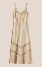Bruna Lace Inset Midi Dress