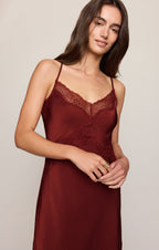 Bruna Lace Inset Midi Dress