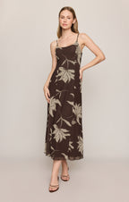 Charisma Floral Mesh Maxi Dress