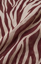 Sevilla Zebra Mesh Midi Dress