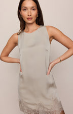 Meadow Muse Lace Mini Dress