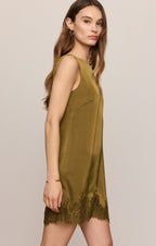Meadow Muse Lace Mini Dress
