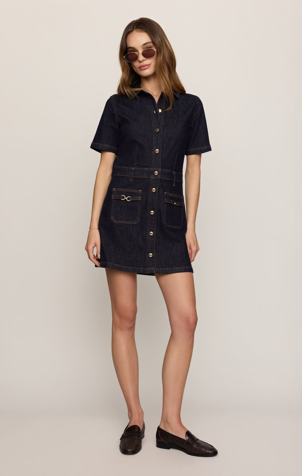 Crush Denim Mini Dress