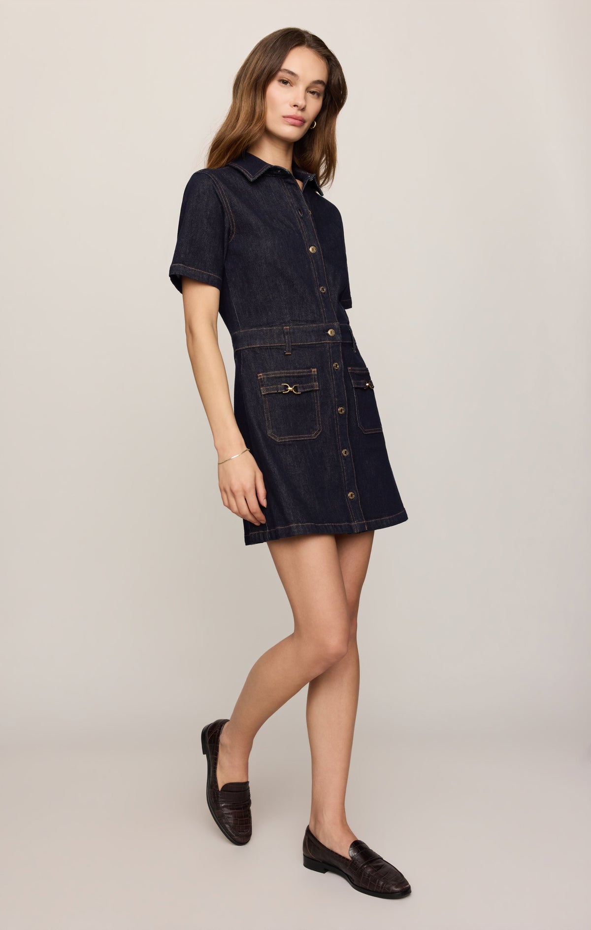 Crush Denim Mini Dress